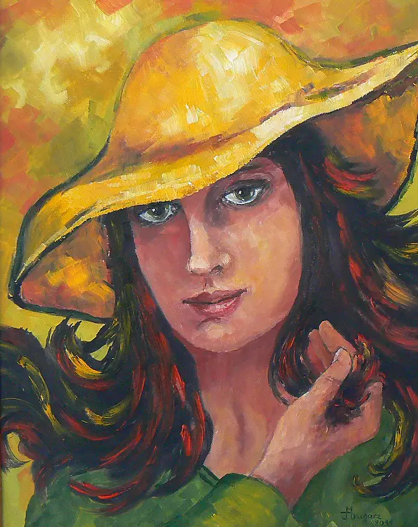 Teresa Mrugacz - The girl in the hat