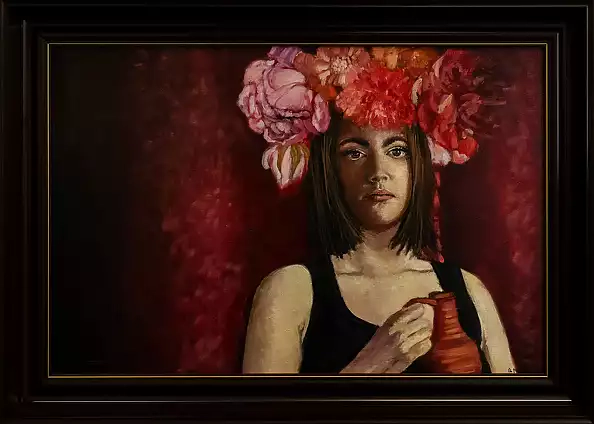 Agnieszka Michalczyk - Girl in a wreath
