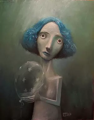 Krzysztof Iwin - Girl with a balloon