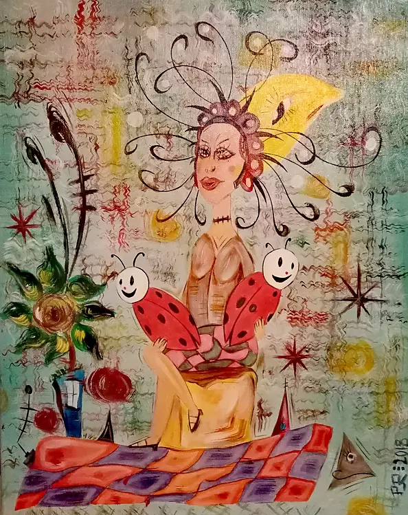 Patryk Tylec - Girl with ladybugs