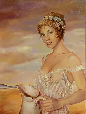 Urszula Nieborak - Girl with a jug