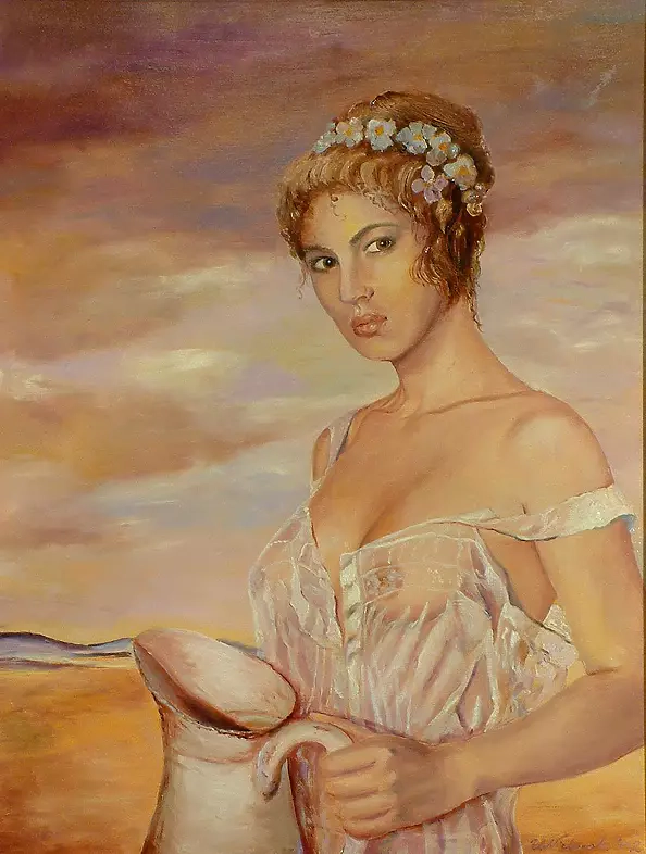 Urszula Nieborak - Girl with a jug