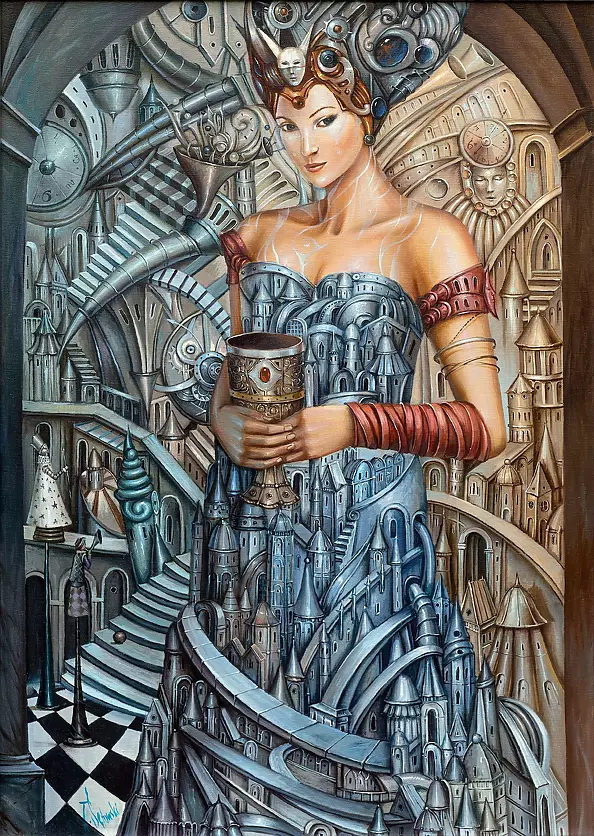 Tomasz Sętowski - Girl with a grail