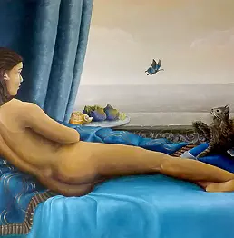 Anna Baryła - Girl with cat