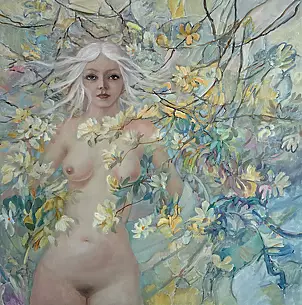 Igor Janczuk - Girl with magnolia