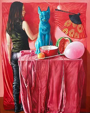 Bogdan Klechowski - Dziewczyna z malachitowym kotem