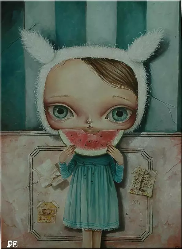 Paulina Góra - Girl with fruit