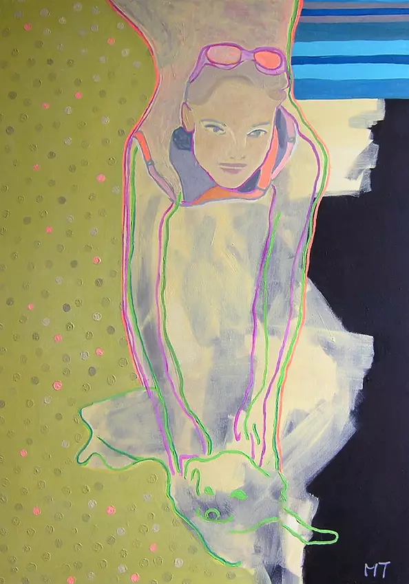 Monika Targiel - Girl with a dog