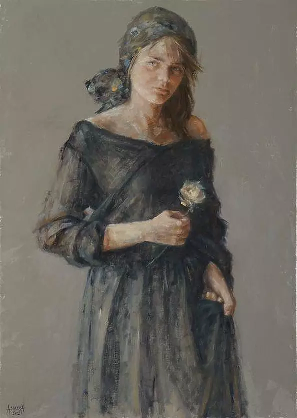 Alina Sibera -  Girl with a rose