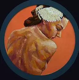 Drozdova Mariia - Girl with a gold hairpin