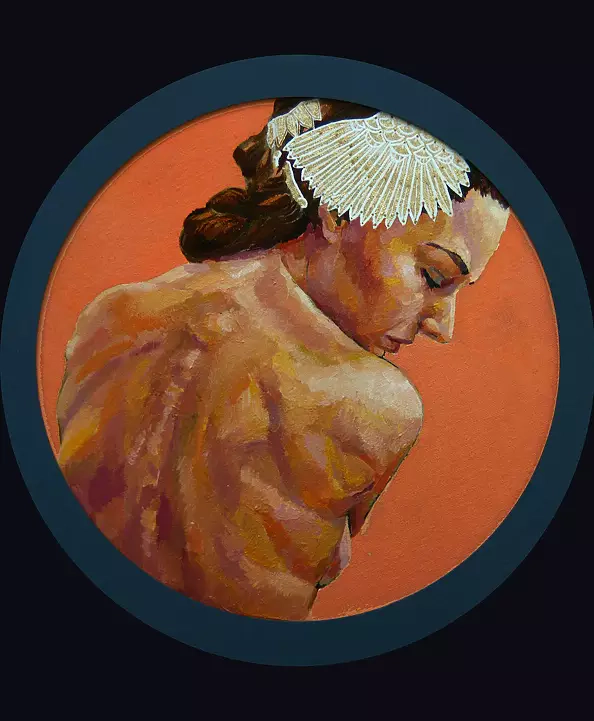 Drozdova Mariia - Girl with a gold hairpin