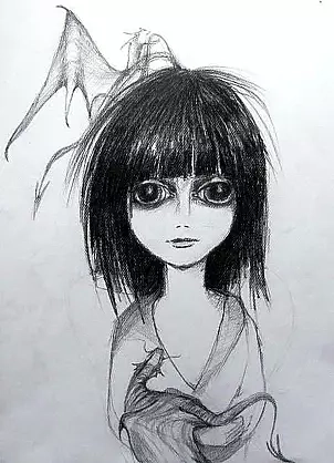 Adriana Laube - The girl and dragons