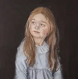 Paula Jezior - Girl in a blue dress