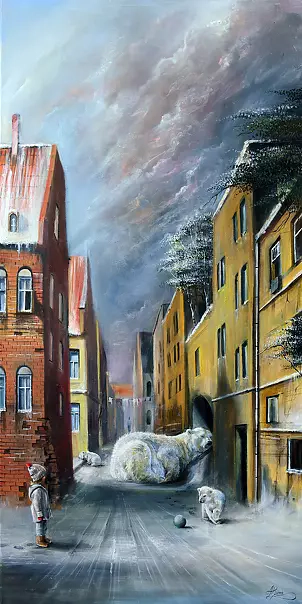 Agata Buczek - The girl in red gloves