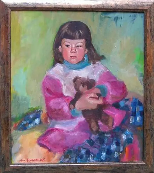 Anna Wojciechowska - The girl in pink