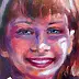 Barbara Gulbinowicz, Ragazza con gli anemoni, Quadro a olio - tela, 60 x 75