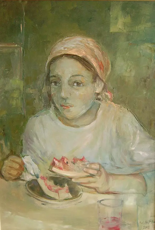 Arleta Eiben - Dziewczynka z arbuzem