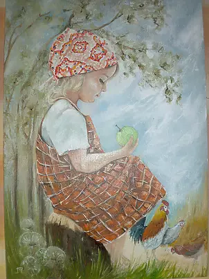 Dominika Ruszczyk - Dziewczynka z jabłkiem