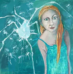Dorota Wulczyńska-Kieloch - A girl with spiders