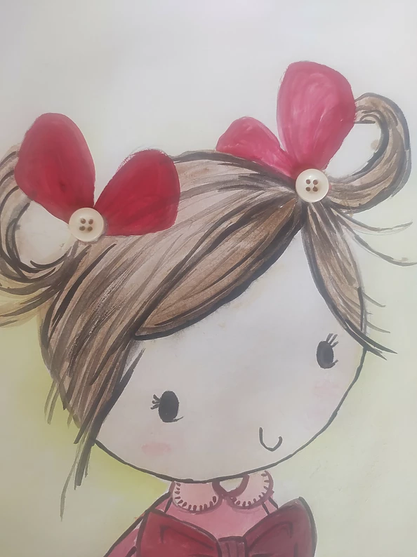 LUCYNA Wiech - Little girl with an umbrella