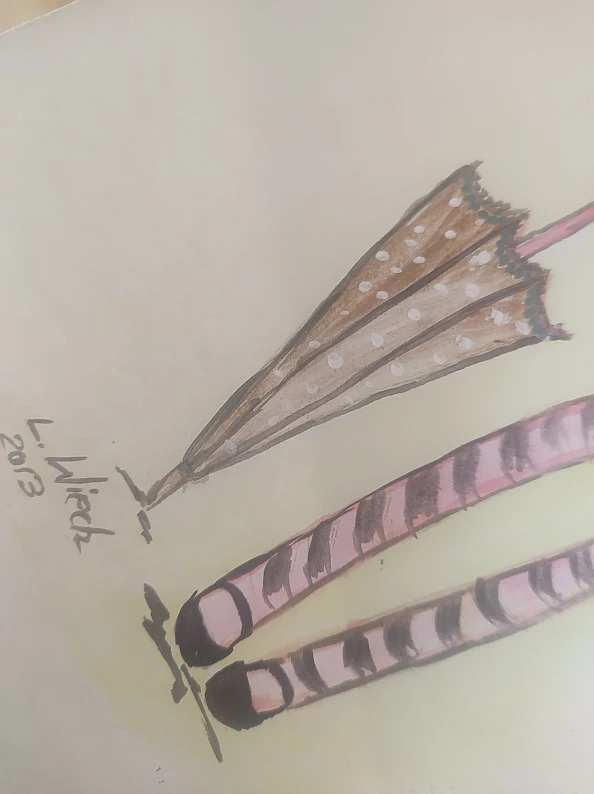 LUCYNA Wiech - Little girl with an umbrella