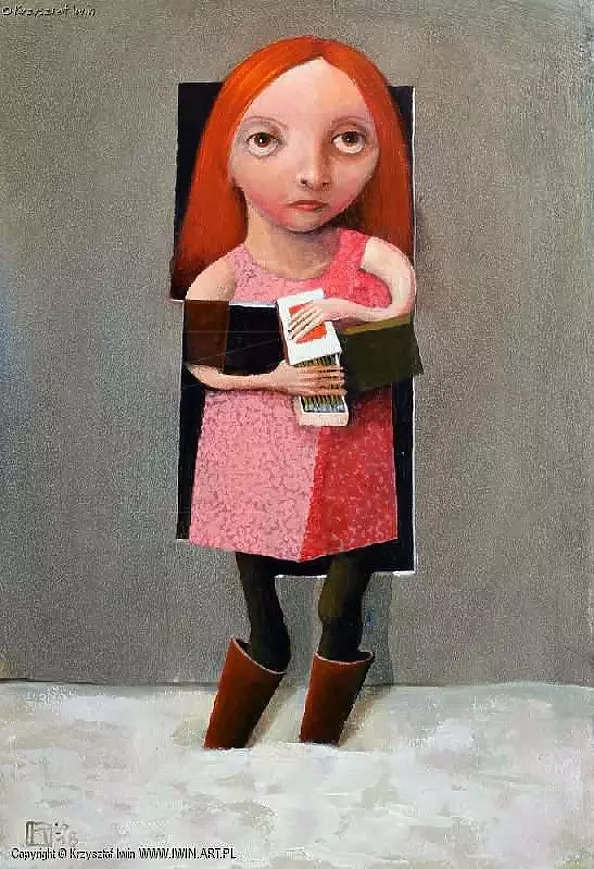 Krzysztof Iwin - Girl with matches
