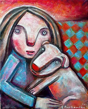 Sylwia Borkowska - Dziweczynka and dog