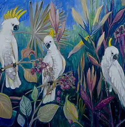 Dorota Goleniewska Szelągowska, Джунгли, Масляная картина - холст, 100 x 70
