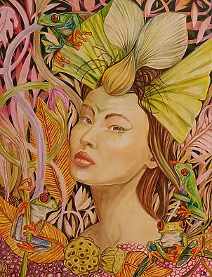   - Watercolor - The Jungle is a Woman