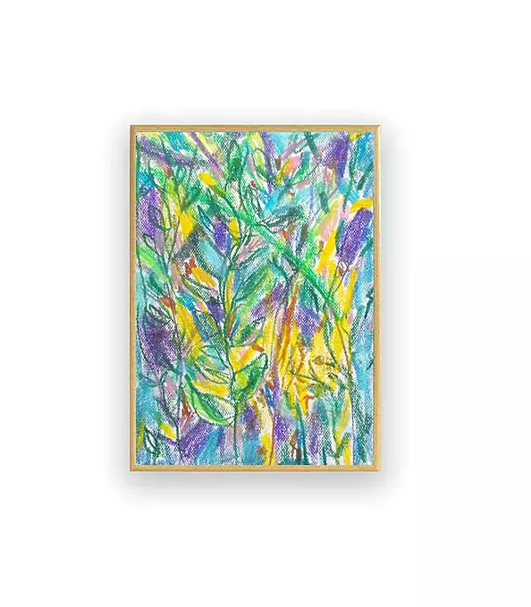 Anna Skowronek - Dżungla - kolorowy rysunek