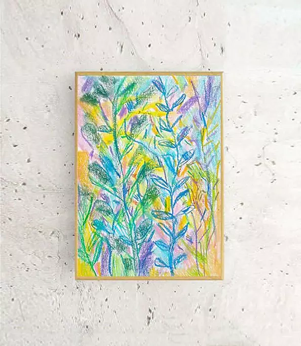 Anna Skowronek - Dżungla - kolorowy rysunek