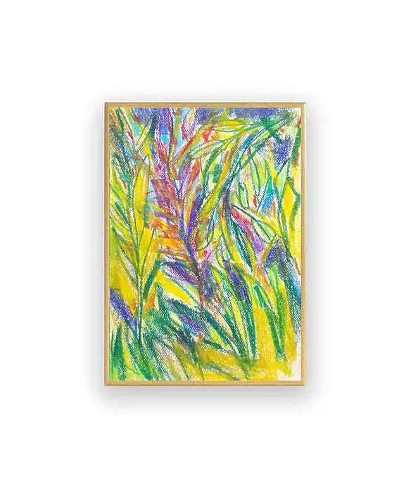 Anna Skowronek - Dżungla - kolorowy rysunek