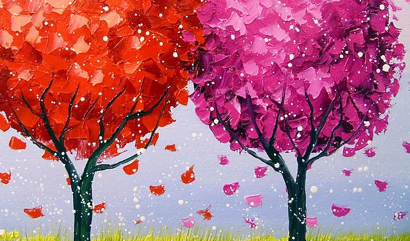 Olha Darchuk - Chaque arbre a un trait de caractère brillant