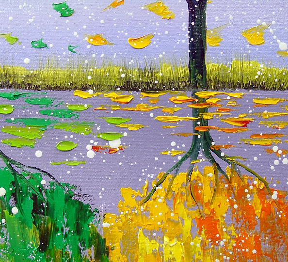 Olha Darchuk - Chaque arbre a un trait de caractère brillant