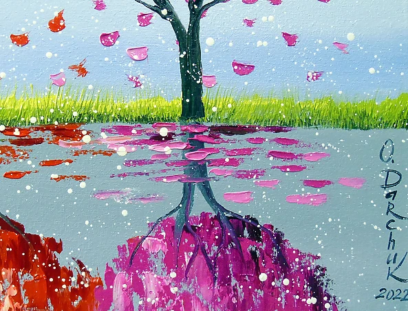 Olha Darchuk - Chaque arbre a un trait de caractère brillant