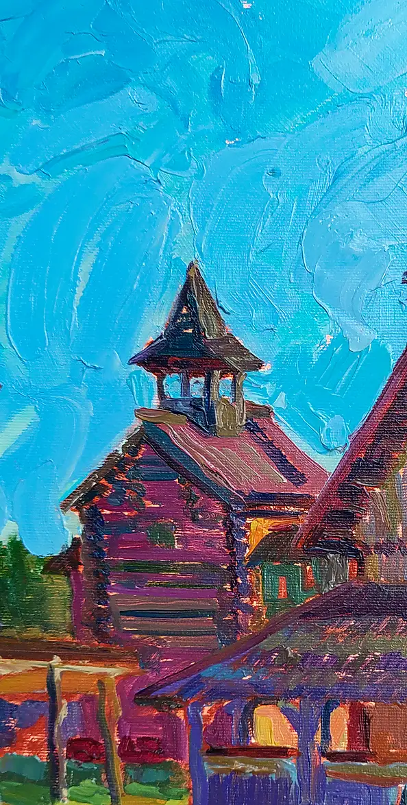 Anastasiia Kurkova, Echa starożytności, Obraz olejny - płótno, 70 x 60