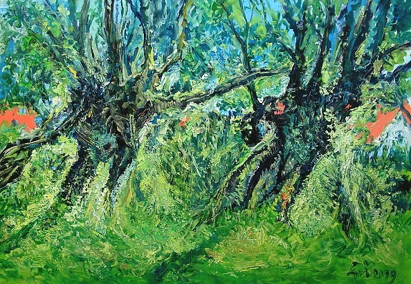 Eryk Maler - Willows, paintings in collections