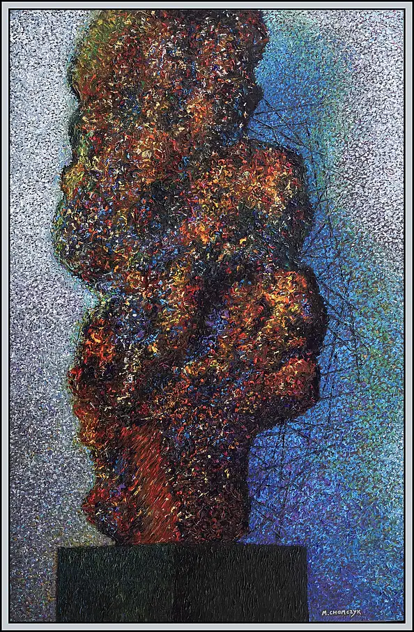 Marek Chomczyk, Exhibit, Acrylic painting - canvas, 100 x 150