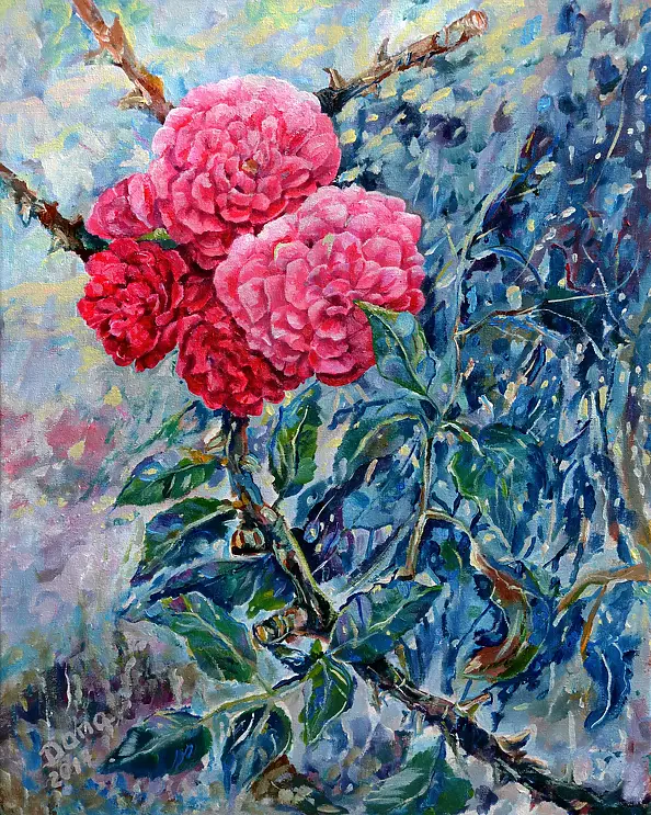 Danuta Polniaszek - Expression and roses