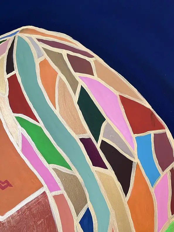 eL Moccko, El silencio de un solo ojo, Obraz akrylowy - płótno, 80 x 110