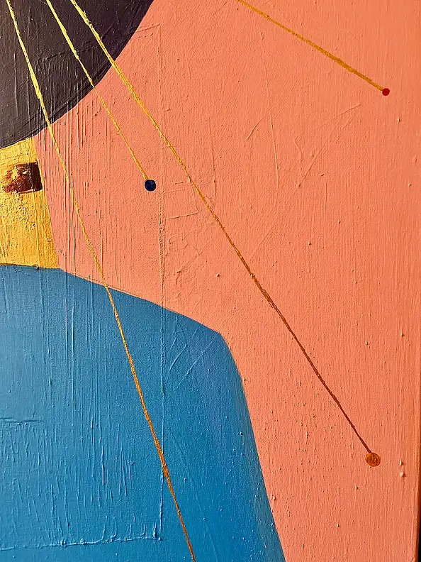 eL Moccko, El tercer ojo III, Obraz akrylowy - płótno, 80 x 100