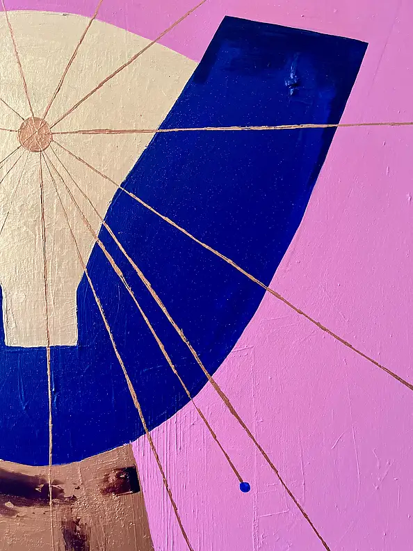 eL Moccko, El tercer ojo III, Obraz akrylowy - płótno, 80 x 100