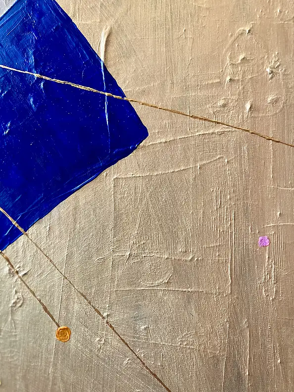 eL Moccko, El tercer ojo II, Obraz akrylowy - płótno, 80 x 100