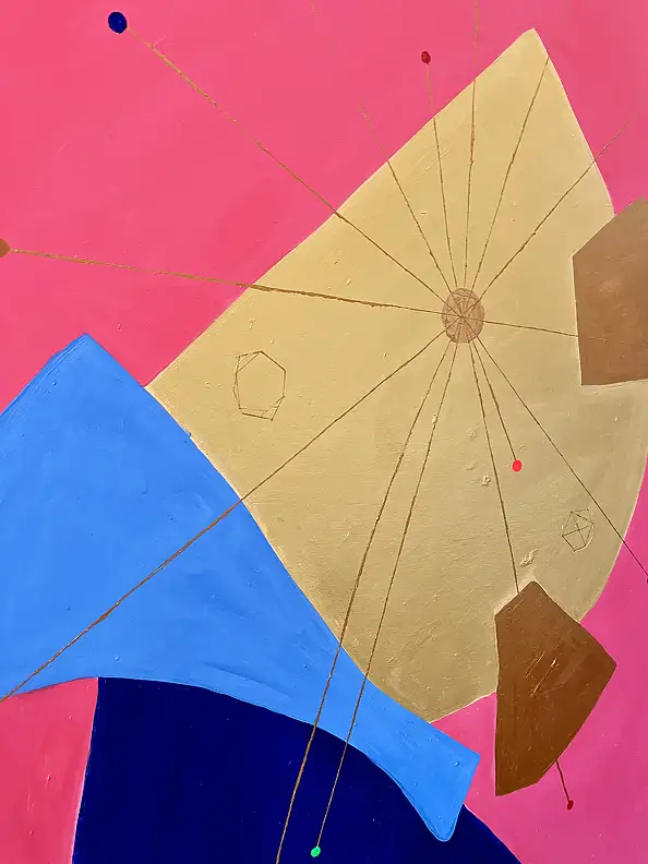 eL Moccko, El tercer ojo IV, Obraz akrylowy - płótno, 90 x 130