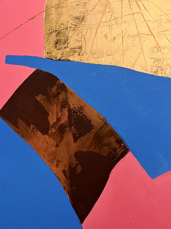 eL Moccko, El tercer ojo, Gwasz , Obraz akrylowy - płótno, 90 x 130