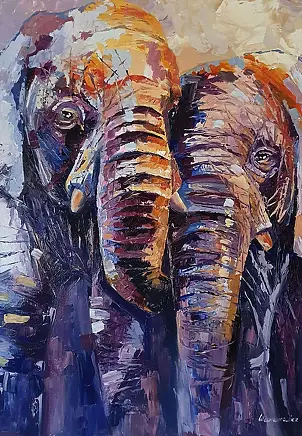 Zofia Wawrzynowicz - Elephants