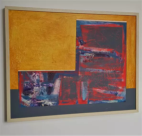 Piotr Kukla Qkla - "Eletrownia" akryl/płyta, 2021 