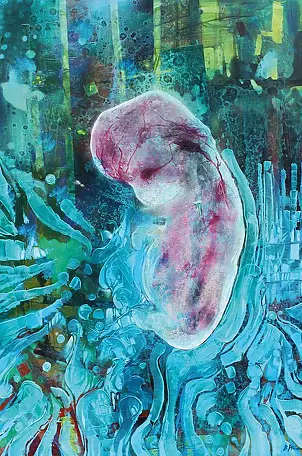 Barbara Hacura-Zygmunt - The embryo IV