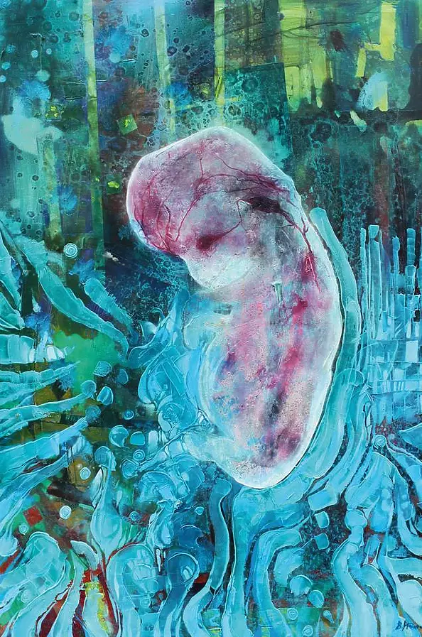 Barbara Hacura-Zygmunt - The embryo IV
