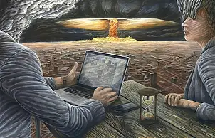 Krzysztof Polaczenko, Epicentrum, Obraz akrylowy - płyta, 117 x 78